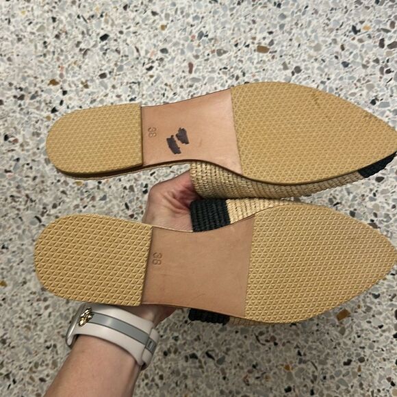 New Bulibasha Zegiga Babouche Mule rattan raffia 38 8 - Picture 6 of 6